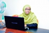 Mrs. Saida Abdirahman Omar, Associate Dean, AUSPGSR, Borama Campus, on Tuesday, June 9th, 2020 during the second session of the online   research proposal Viva Voce defense for AUSPGSR students in both Borama Main Campus and Hargeisa City Campus for academic year 2019/2020.