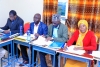 A section of Panelists at the Reseach Viva Voce conducted On Thursday, January 23rd, 2020 at Amoud University School of Postgraduate Studies and Research (ASPGSR), Hargeisa Campus including L-R, Dr. David Onen (External Examiner),  Josiah Osiri, Oso Yuko Willis (Chair) and Mirriam Mutuku